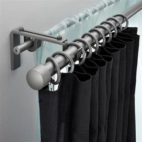 Ikea double curtain rod - Give them a quick and easy refresh between washings. Curtains can go a long way toward making a room feel homier, while helping to regulate the amount of natural light coming in. B...